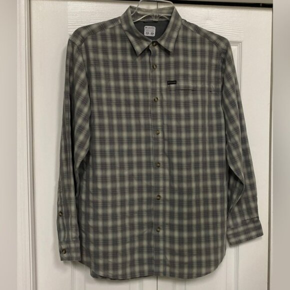Columbia Omni-Shield Plaid Long Sleeve Shirt M - Picture 2 of 16